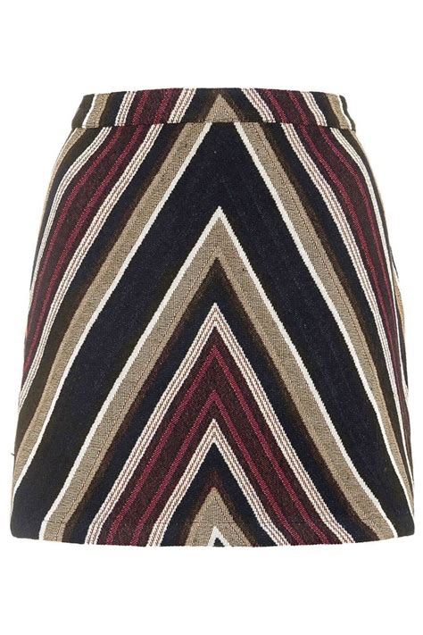 chanel wide chevron mini skirt|Skirts .